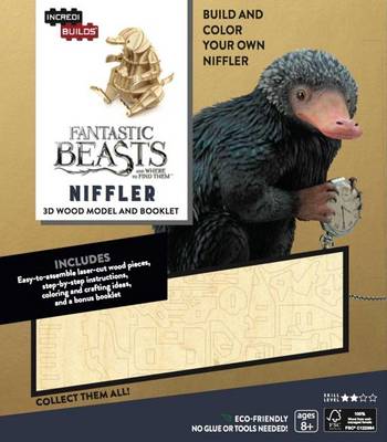 Incredibuilds: Fantastic Beasts and Where to Find Them: Niffler 3D Wood Model and Booklet book