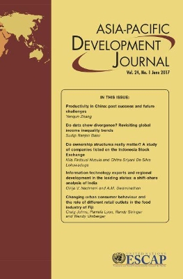 Asia-Pacific Development Journal, Vol. 24, No.1, June 2017 book