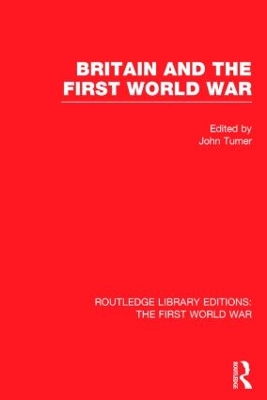 Britain and the First World War book