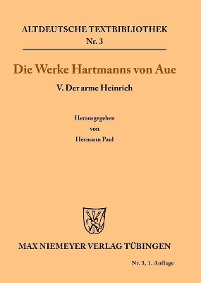 Der arme Heinrich by Hartmann Von Aue