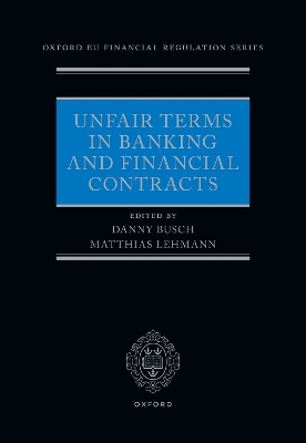 Unfair Terms in Banking and Financial Contracts book