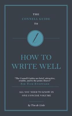 Connell Short Guide to How to Write Well book