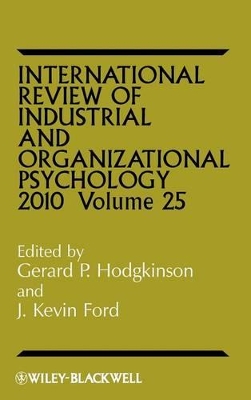 International Review of Industrial and Organizational Psychology 2010 book