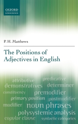 Positions of Adjectives in English book