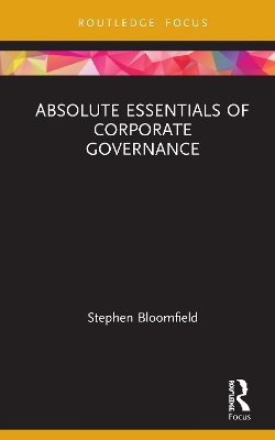 Absolute Essentials of Corporate Governance book