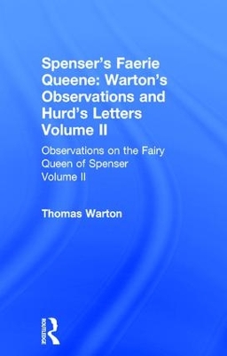 Observations on Fairy Queen by Thomas Warton