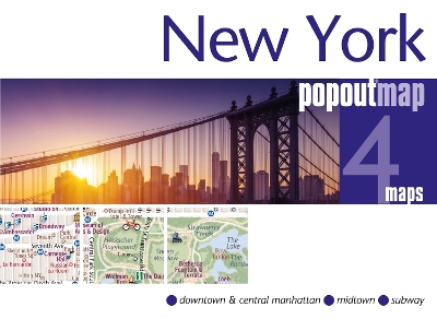 New York PopOut Map by PopOut Maps