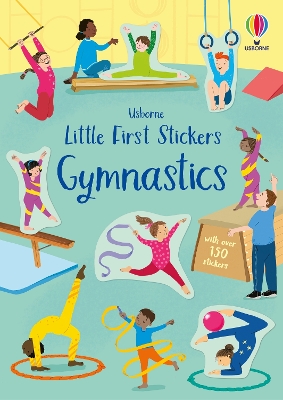 Little First Stickers Gymnastics book