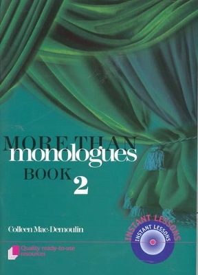 More Than Monologues book
