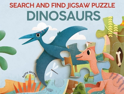 Dinosaurs: Search and Find Jigsaw Puzzle book