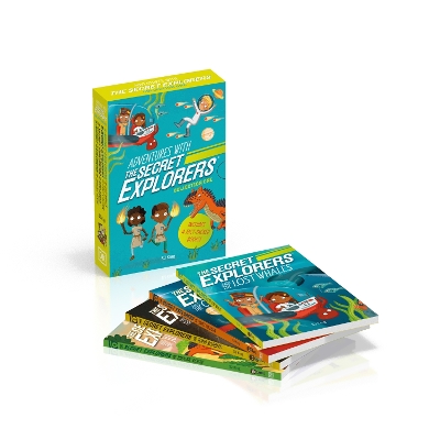 Adventures with The Secret Explorers: Collection One: 4-Book Box Set of Educational Fiction Chapter Books Books book