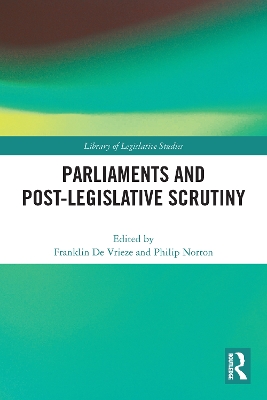 Parliaments and Post-Legislative Scrutiny book