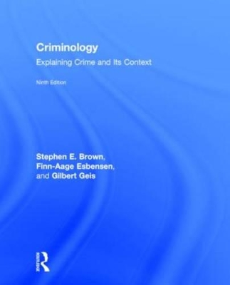 Criminology by Stephen E. Brown