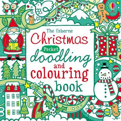 Pocket Doodling and Colouring Christmas book