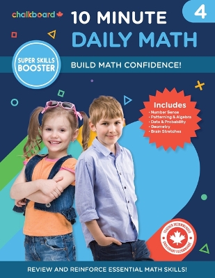 Canadian 10 Minute Daily Math Grade 4 book