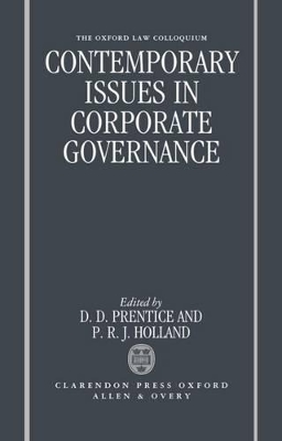 Contemporary Issues in Corporate Governance book