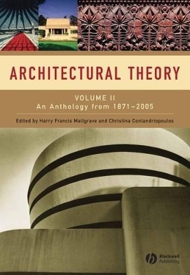 Architectural Theory by Harry Francis Mallgrave