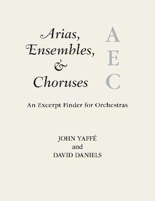 Arias, Ensembles, & Choruses book