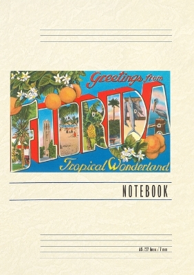 Vintage Lined Notebook Greetings from Florida by Found Image Press