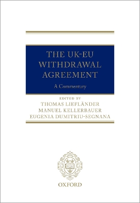 The UK-EU Withdrawal Agreement: A Commentary book