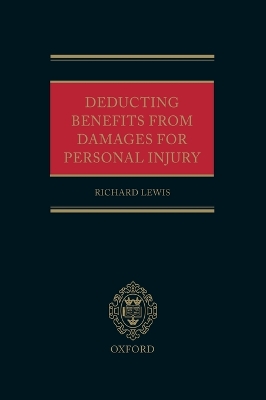 Deducting Benefits from Damages for Personal Injury book