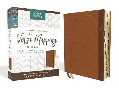 NIV, Verse Mapping Bible, Leathersoft, Brown, Thumb Indexed, Comfort Print: Find Connections in Scripture Using a Unique 5-Step Process book