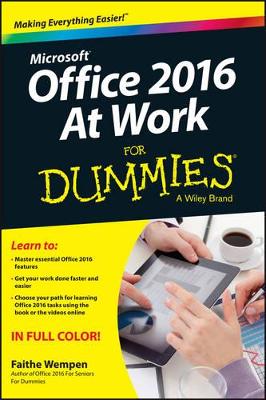 Office 2016 at Work for Dummies book