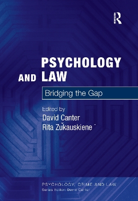 Psychology and Law by David Canter