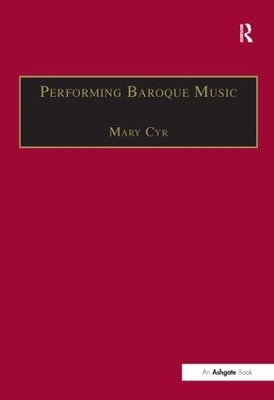 Performing Baroque Music book