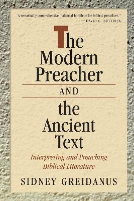 Modern Preacher and the Ancient Text book