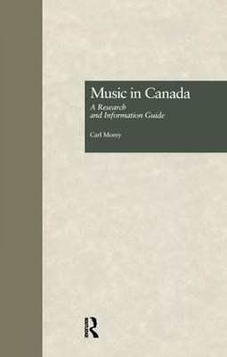 Music in Canada by Carl Morey