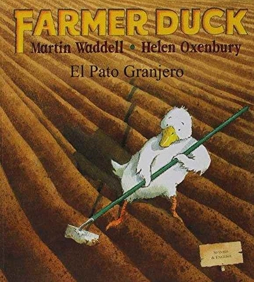 Farmer Duck in Spanish and English book