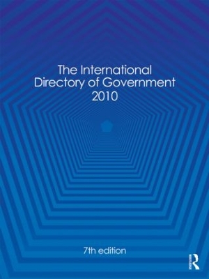 The International Directory of Government 2010 book