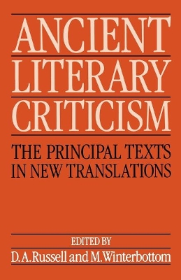 Ancient Literary Criticism book