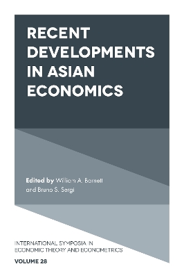 Recent Developments in Asian Economics book
