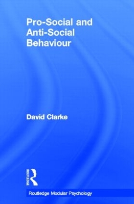 Pro-Social and Anti-Social Behaviour book