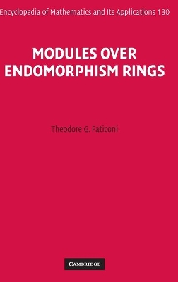 Modules over Endomorphism Rings book