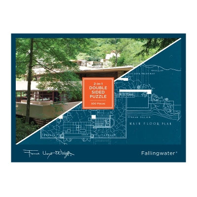 Frank Lloyd Wright Fallingwater 2-Sided 500 Piece Puzzle book