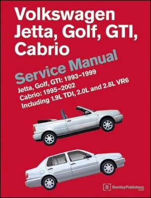 Volkswagen Jetta, Golf, GTI 1993-1999 Cabrio 1995-2002 Service Manual book