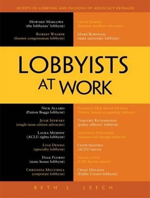 Lobbyists at Work book