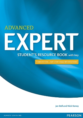 Expert Advanced 3rd Edition Student's Resource Book with Key book