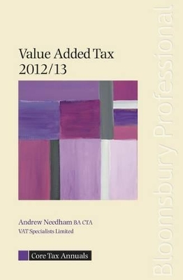 Core Tax Annual: VAT 2012/13: 2012/13 book