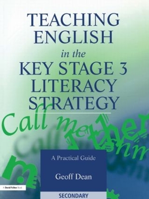 Teaching English in the Key Stage 3 Literacy Strategy book