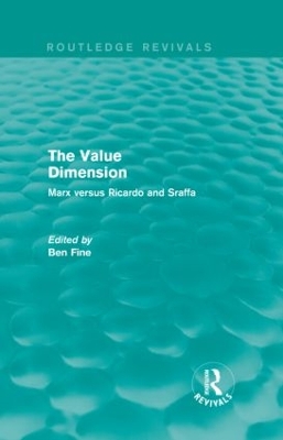 The Value Dimension by Ben Fine