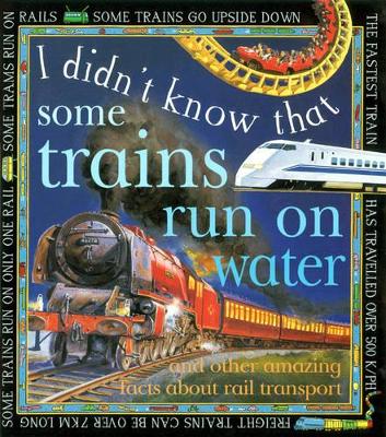 Some Trains Run on Water book