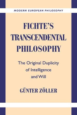 Fichte's Transcendental Philosophy book