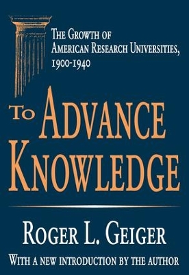 To Advance Knowledge book