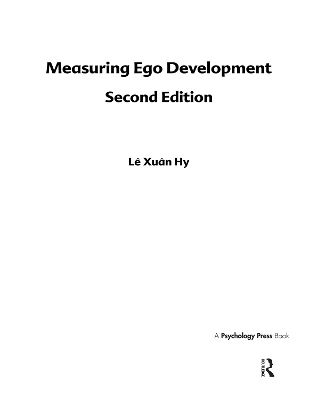 Measuring Ego Development book