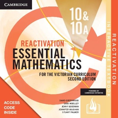 Essential Mathematics for the Victorian Curriculum 10&10A Reactivation Card by David Greenwood