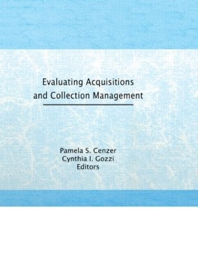 Evaluating Acquisitions and Collection Management book